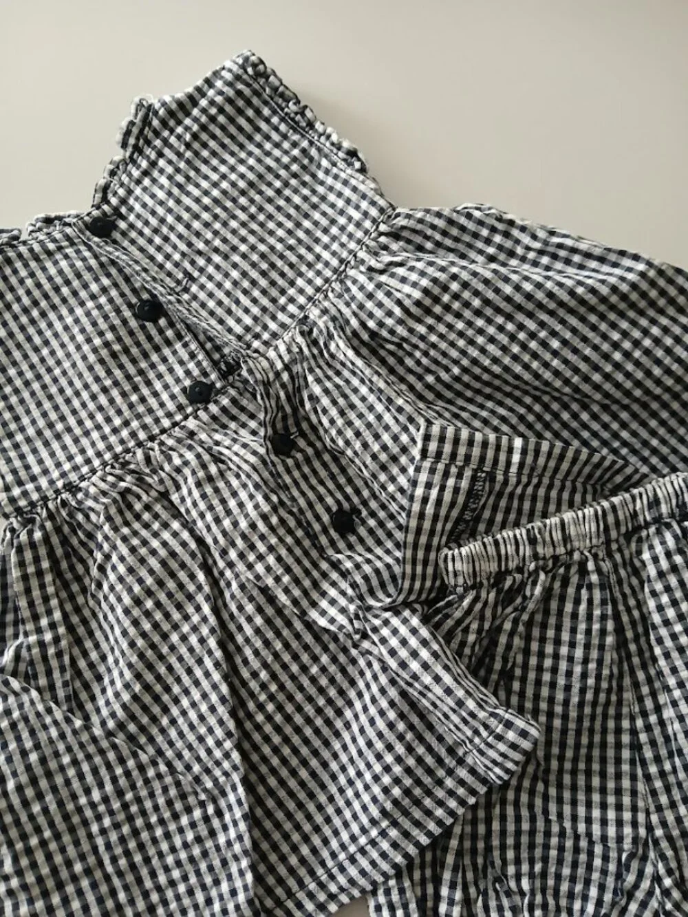 Baby Place by Children's Place Gingham Dress 2pc set 12mo - Picture 4 of 6